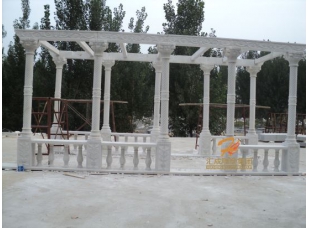 石雕涼亭