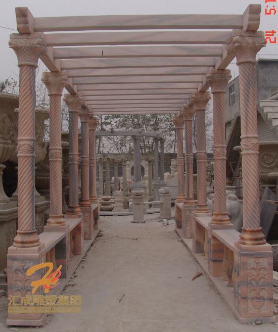 石雕涼亭