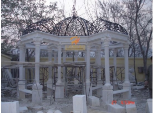 石雕涼亭
