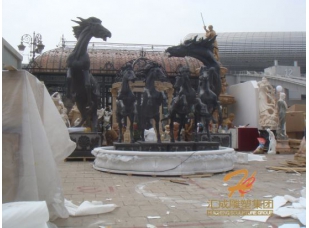 石雕噴泉